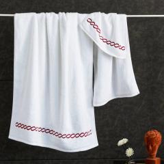 Оптовые полотенца для рук, спа-ванны, 100% хлопок, комплект полотенец для лица, недорогие белые банные полотенца