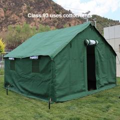 Зеленая ветрозащитная палатка для правительственного использования на открытом воздухе