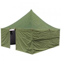 Зеленая палатка с 30-секундным огнезащитным составом для экстренных случаев