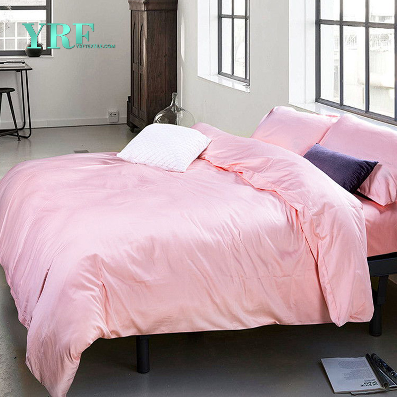 мягкий хлопок двойной спальни горячий розовый набор для одеяла мг-053