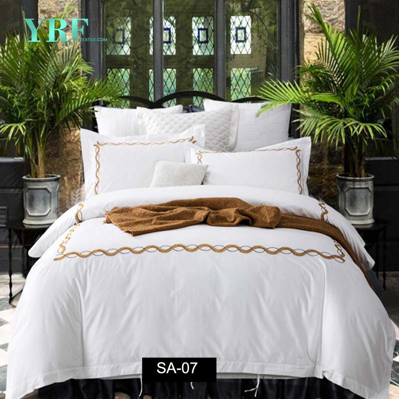 мягкие атласные высококачественные постельные принадлежности для гостиниц hb-014